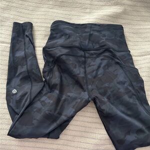 Lululemon Black Camo Leggings